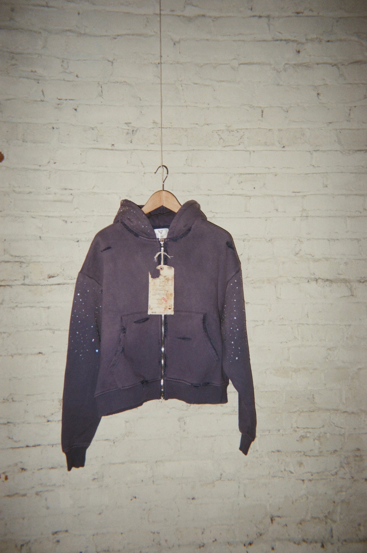 Ocean Blue Rhinestone Hoodie